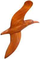 Albatros n1, sculpture murale en bois par Polyte Solet