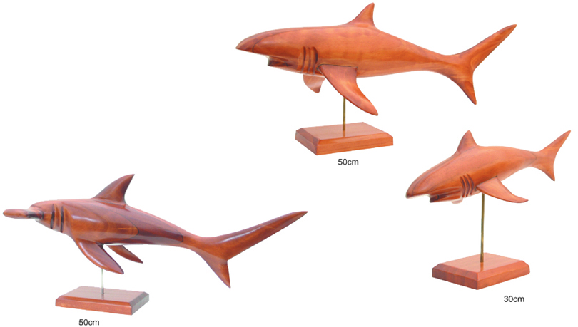 Les requins, miniatures de Polyte Solet