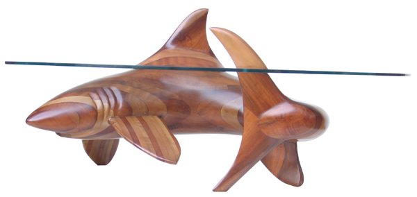 Table basse requin par Polyte Solet
