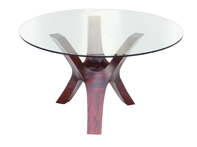 Table haute design: éclat d`eau par Polyte Solet